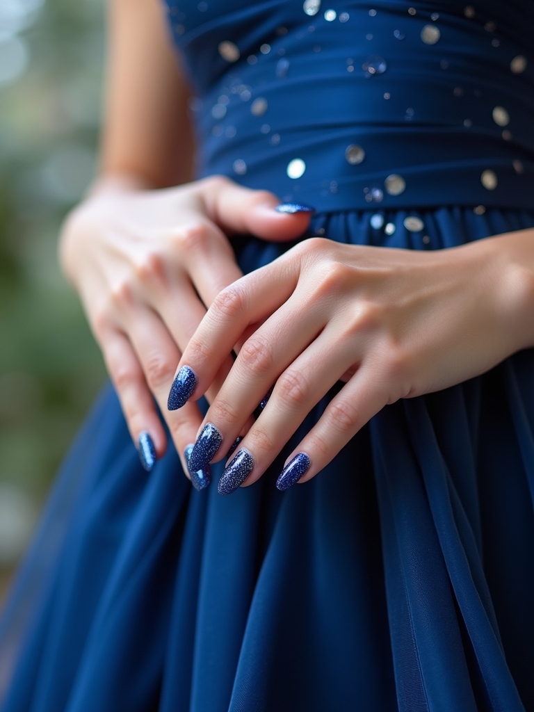 glitter ombre nail trends