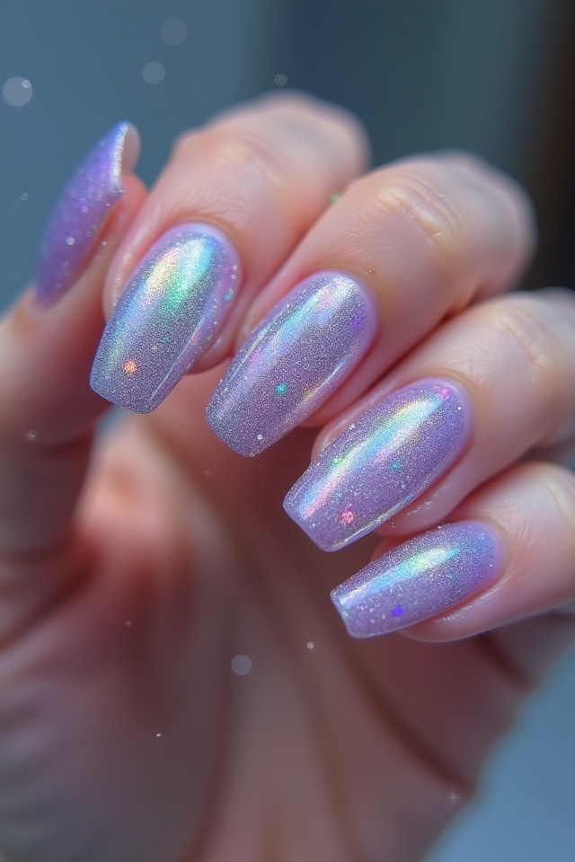 glittery nail art techniques