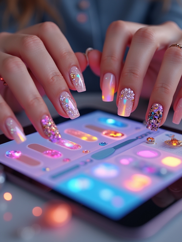 interactive nail art challenges