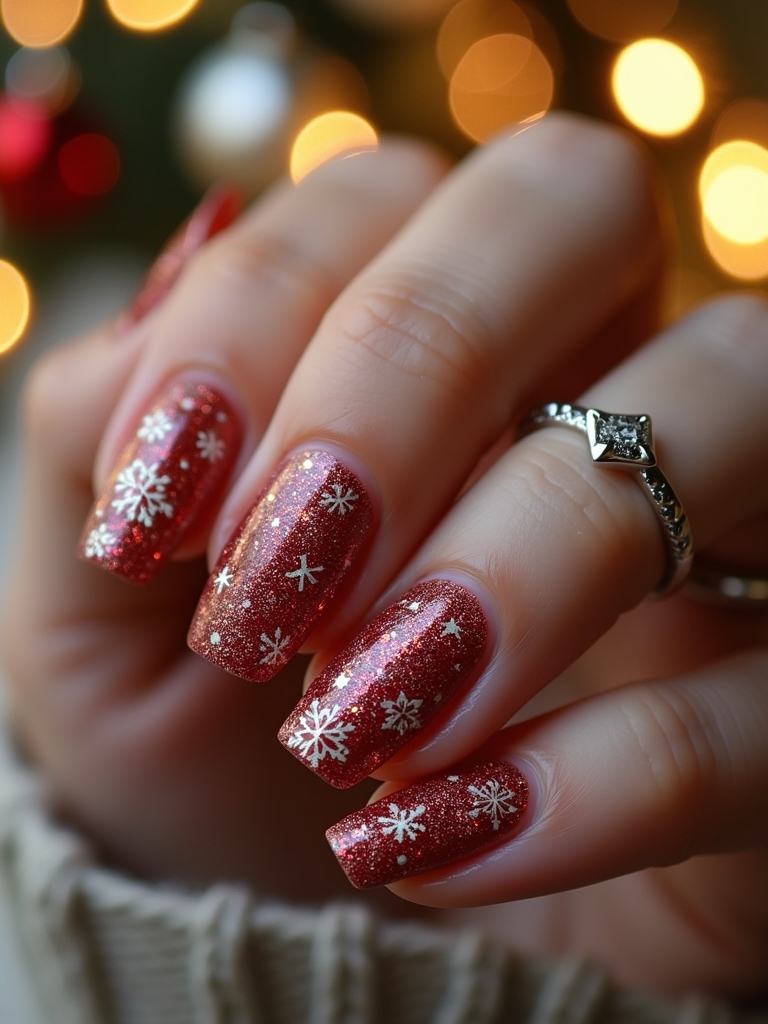 joyful holiday nail messages