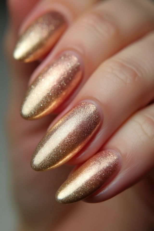 luxurious metallic gold blend