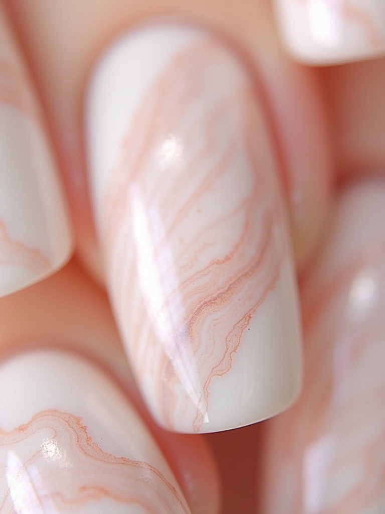 marble technique for nails