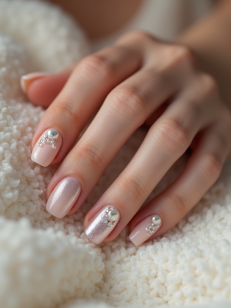 matte elegance with pearls