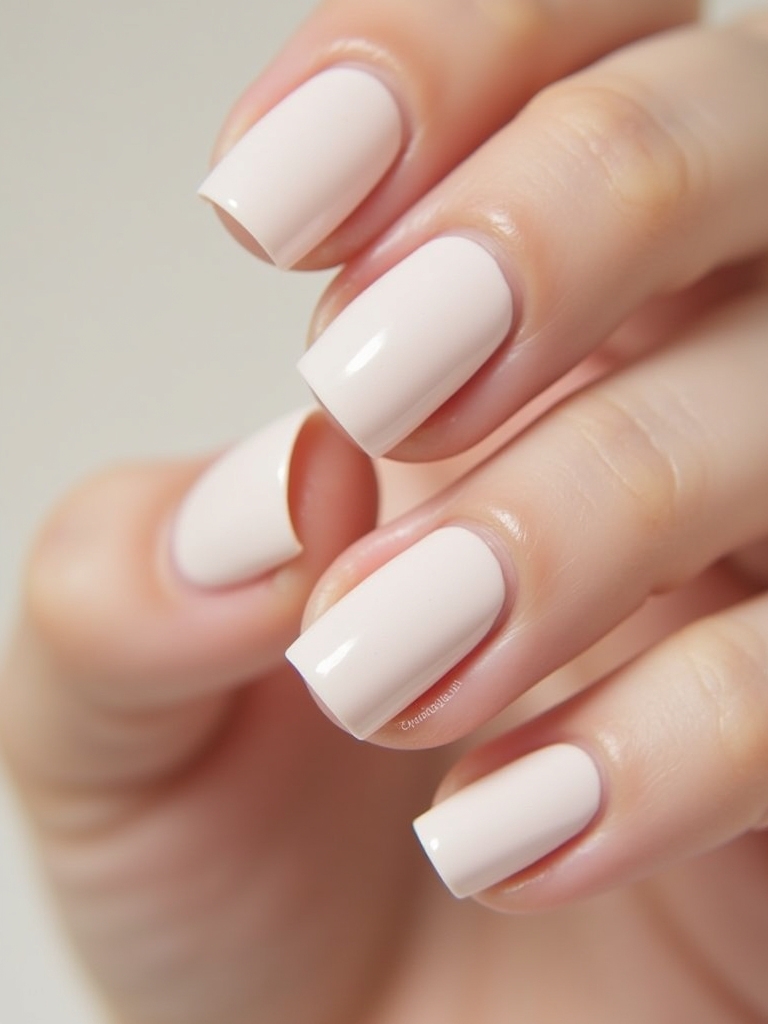 matte milky nail techniques