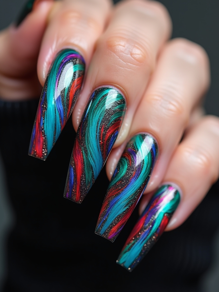 nail art brush techniques