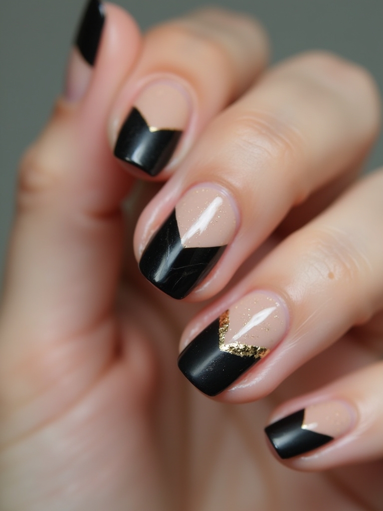 negative space nail creativity