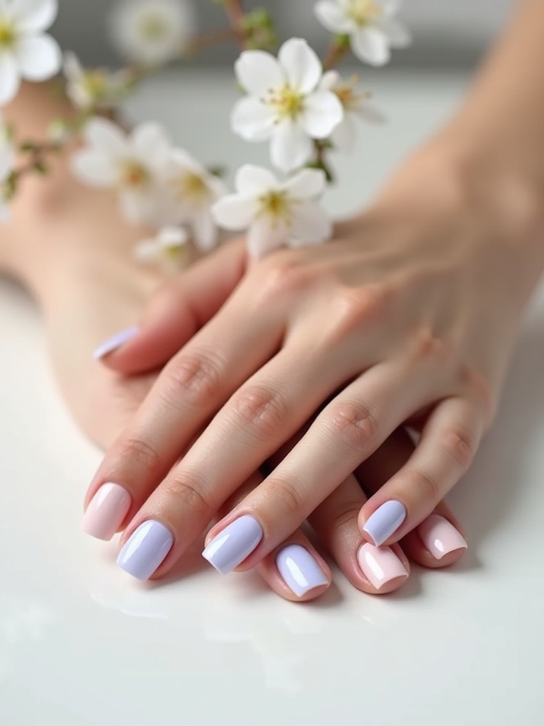 pastel milky nail trends
