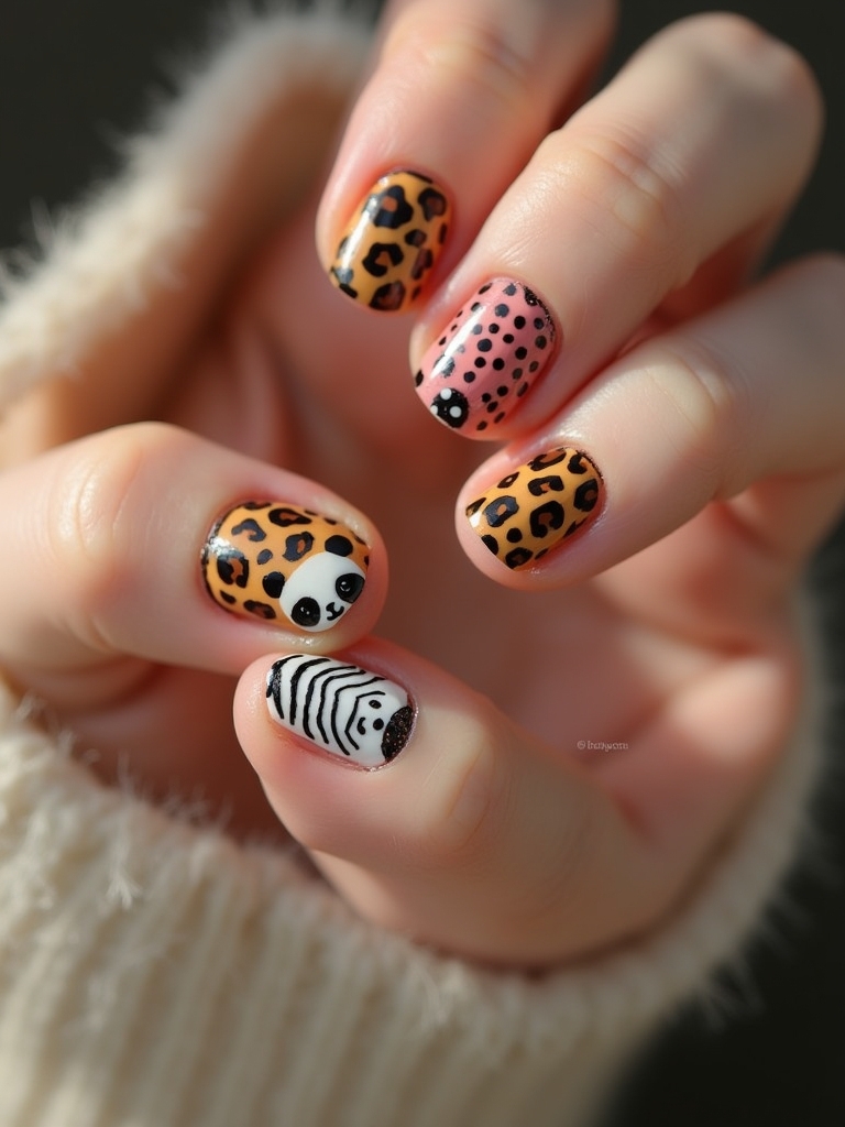 playful cute animal prints