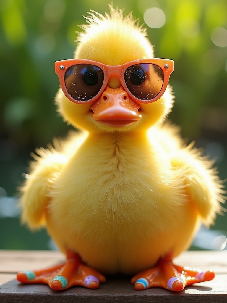 playful duck manicure ideas