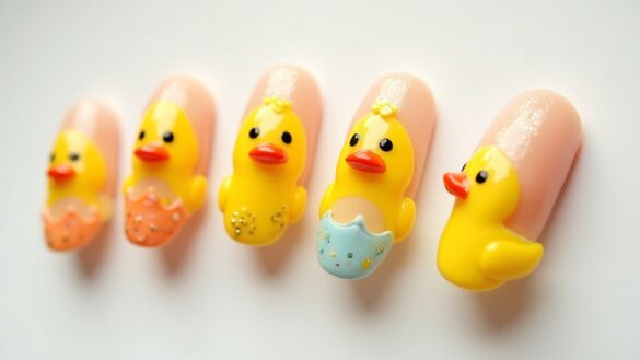 quirky and cute nail designs