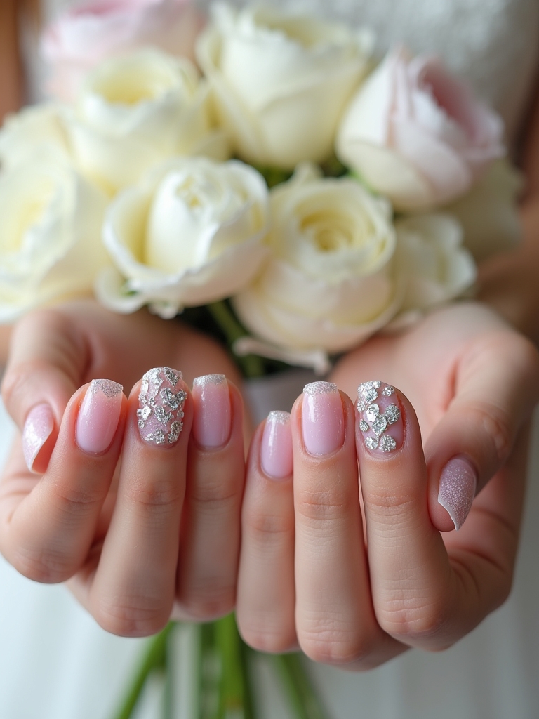 romantic heart nail designs