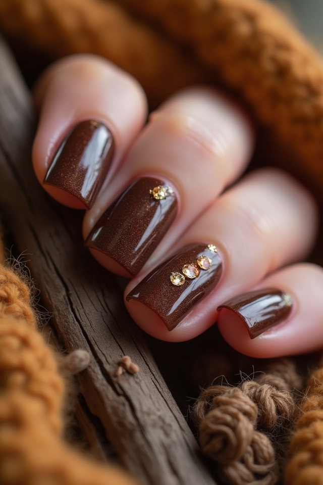 rustic elegance with gems