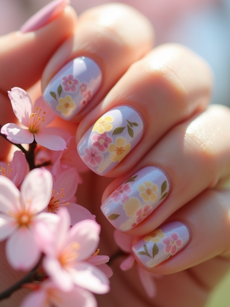 seasonal floral nail trends