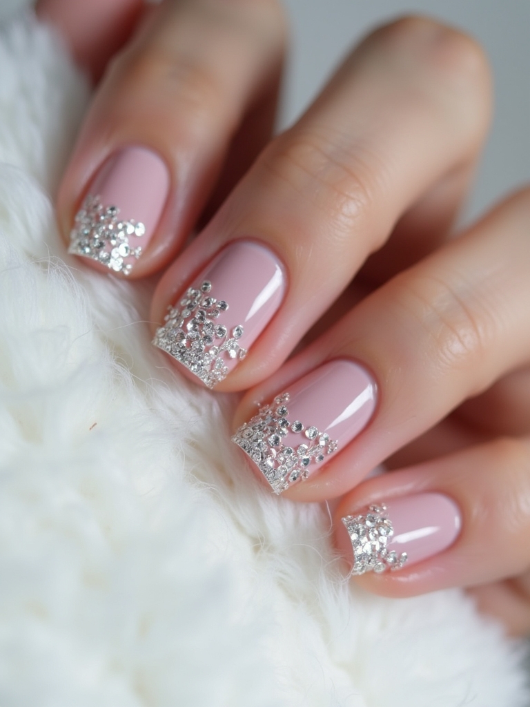 sparkling crystal nail designs