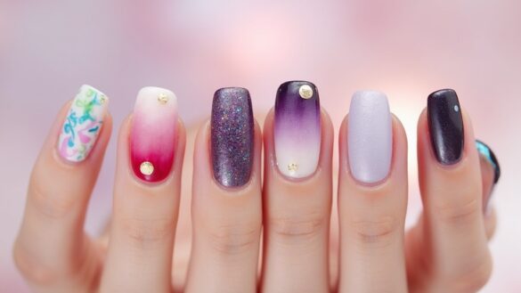 stylish short nail designs