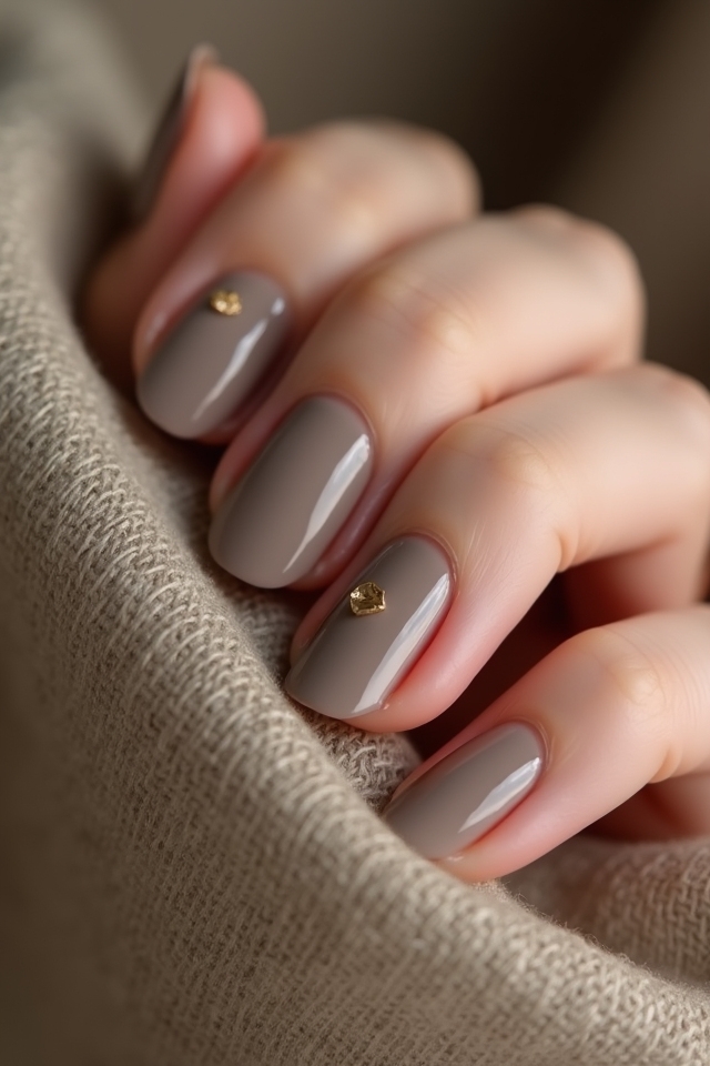 subdued earthy nail designs