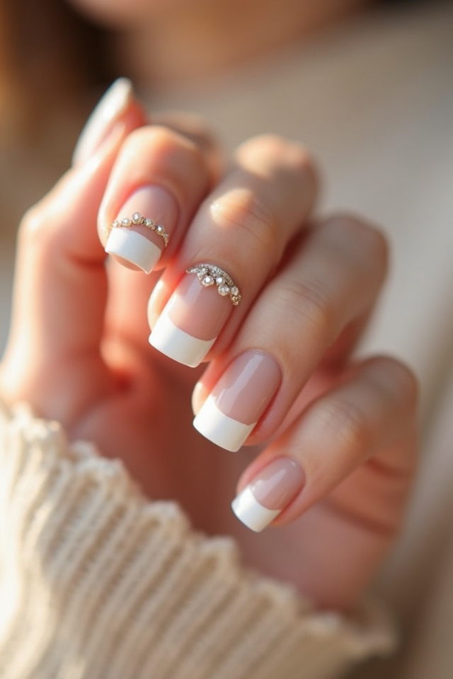 timeless elegant french manicure