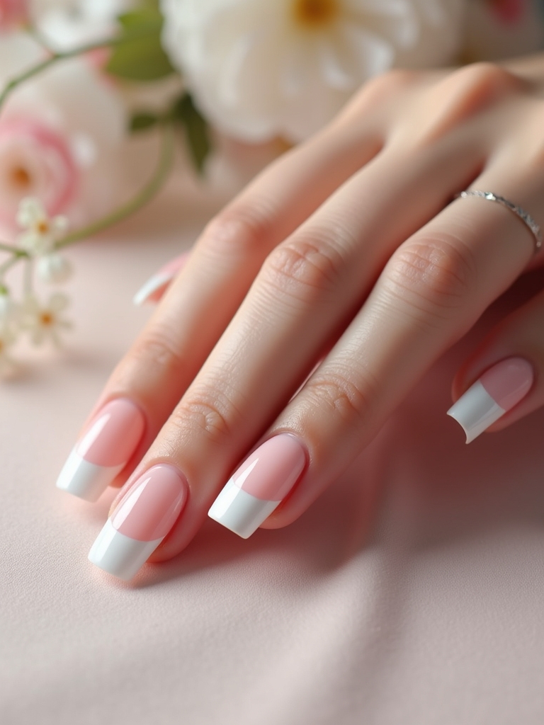 timeless french tip elegance