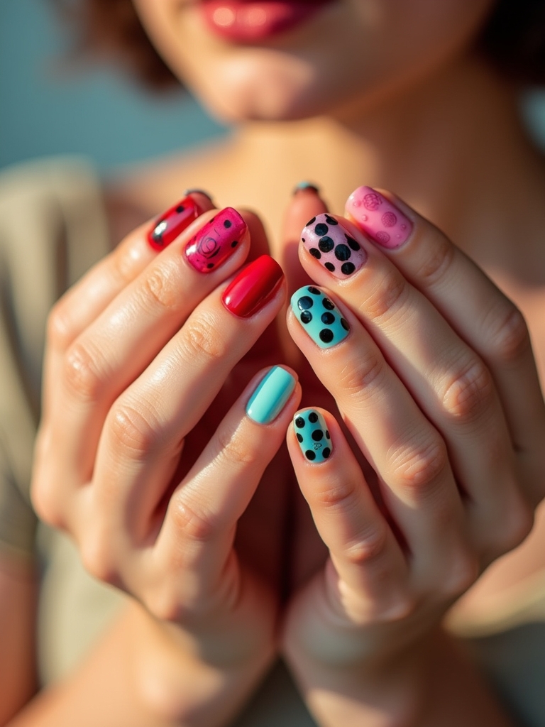 timeless vintage polka dots