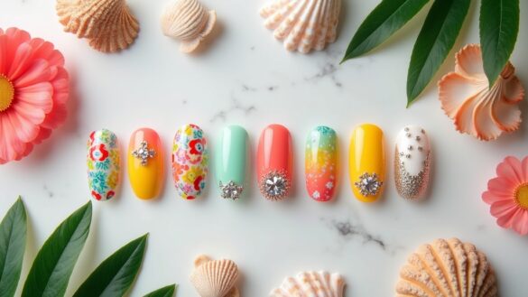 trendy summer nail designs