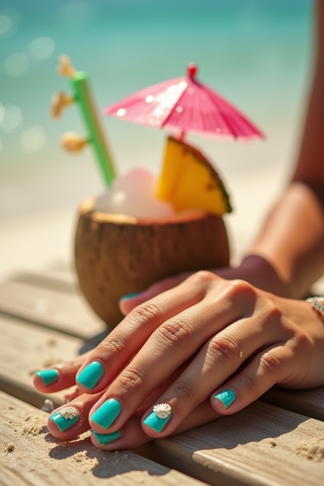 tropical coconut cocktail creations