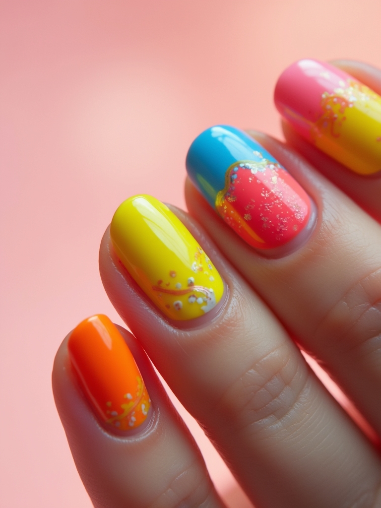 vibrant summer nail trends