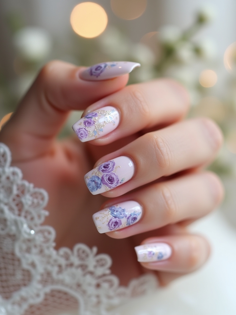 watercolor blending for nails