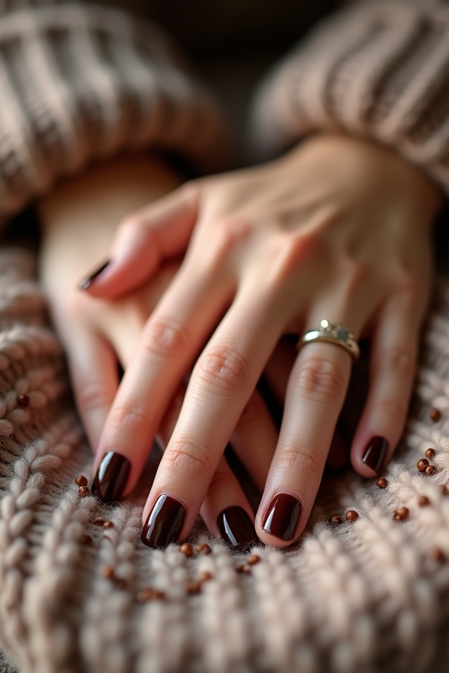 whimsical brown dot designs