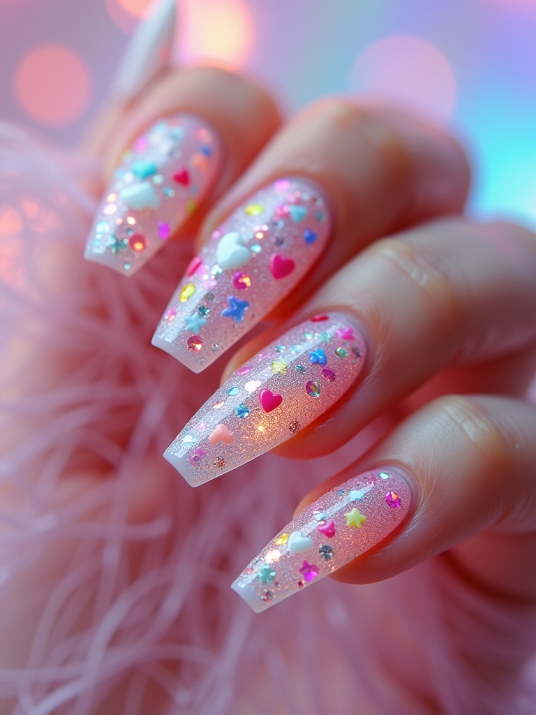 y2k nail text graphics