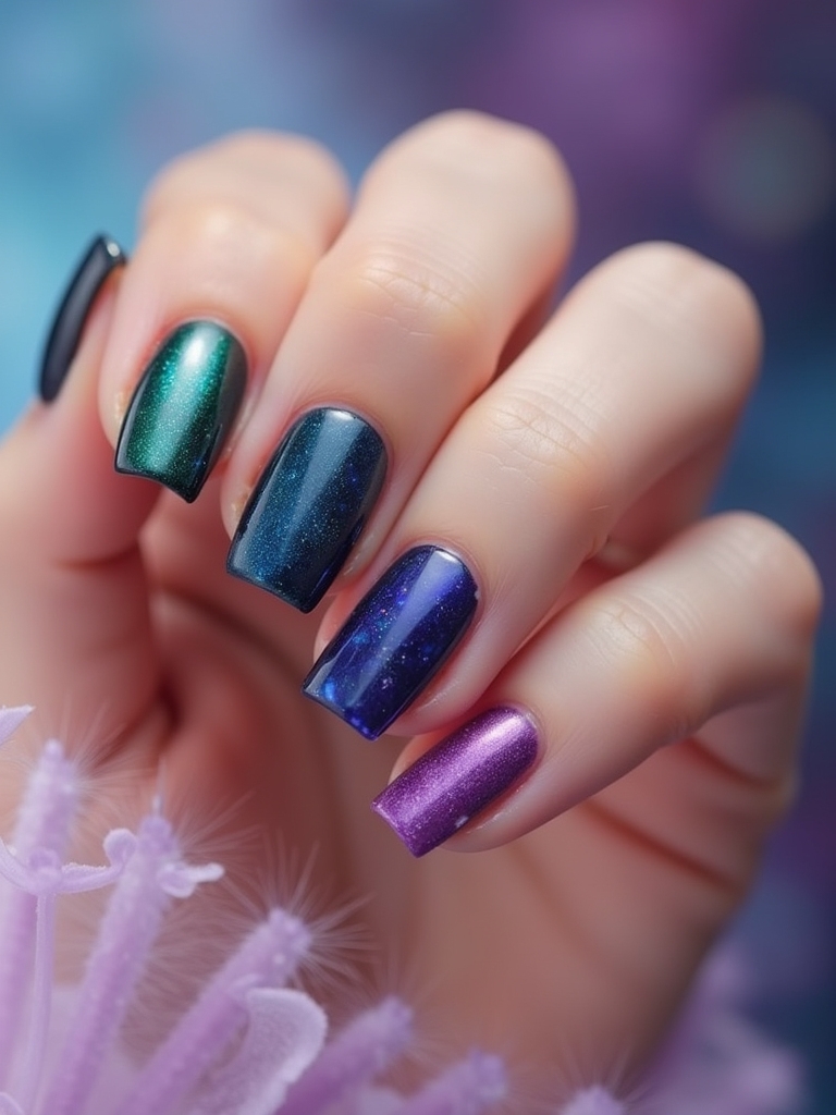 abstract nail art inspiration