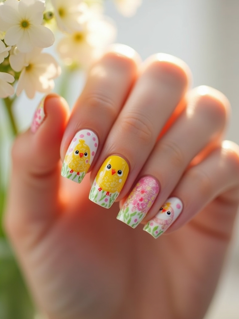 adorable spring chick designs