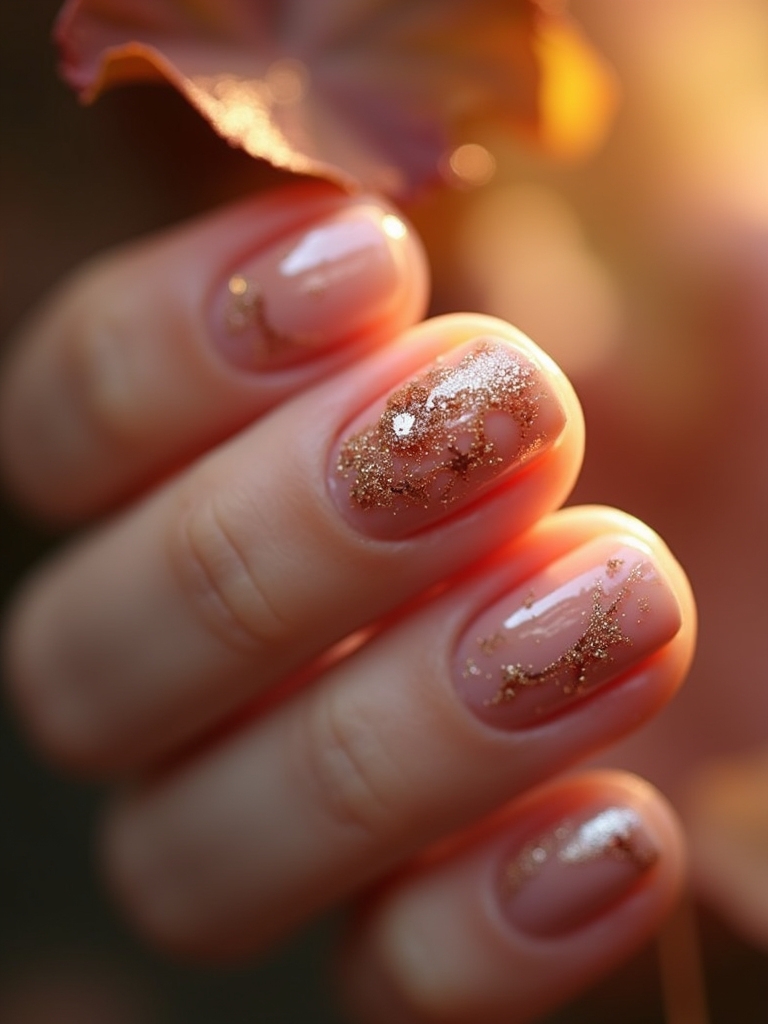 autumn rose petal elegance