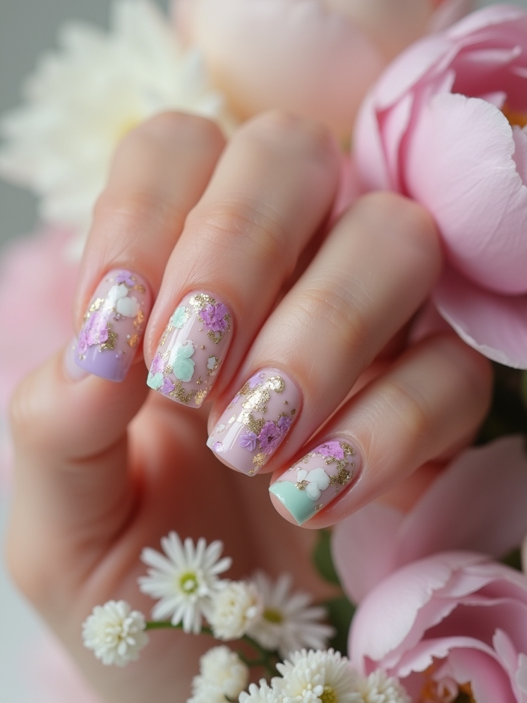 blooming bridal nail artistry