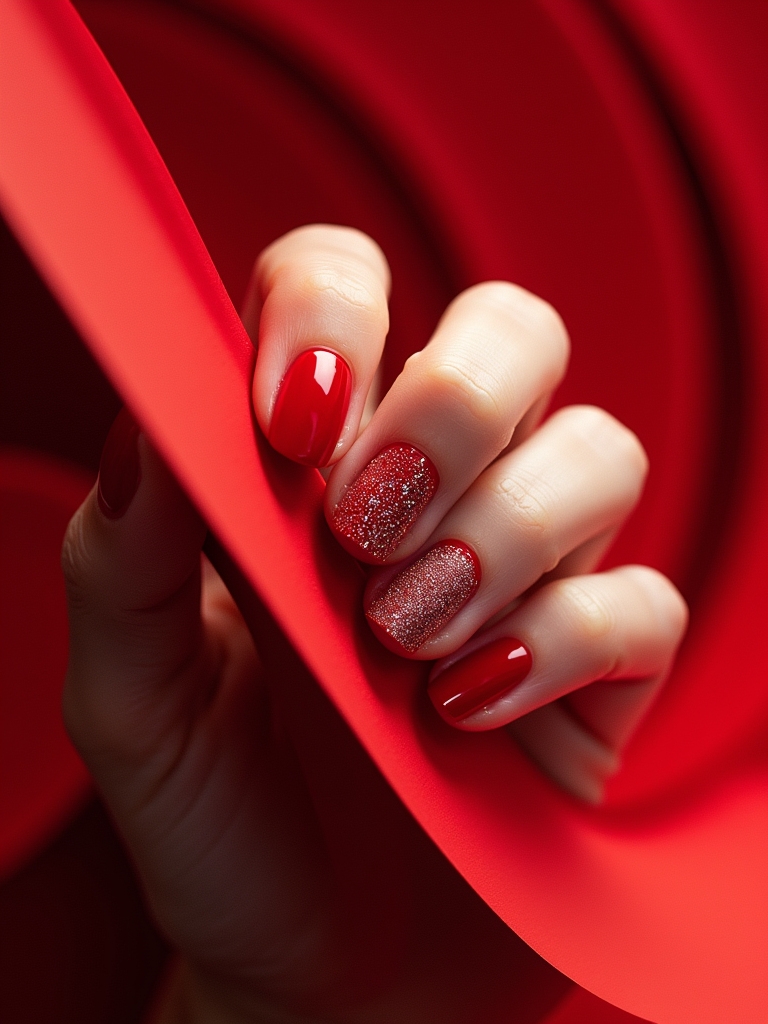 bold geometric nail designs