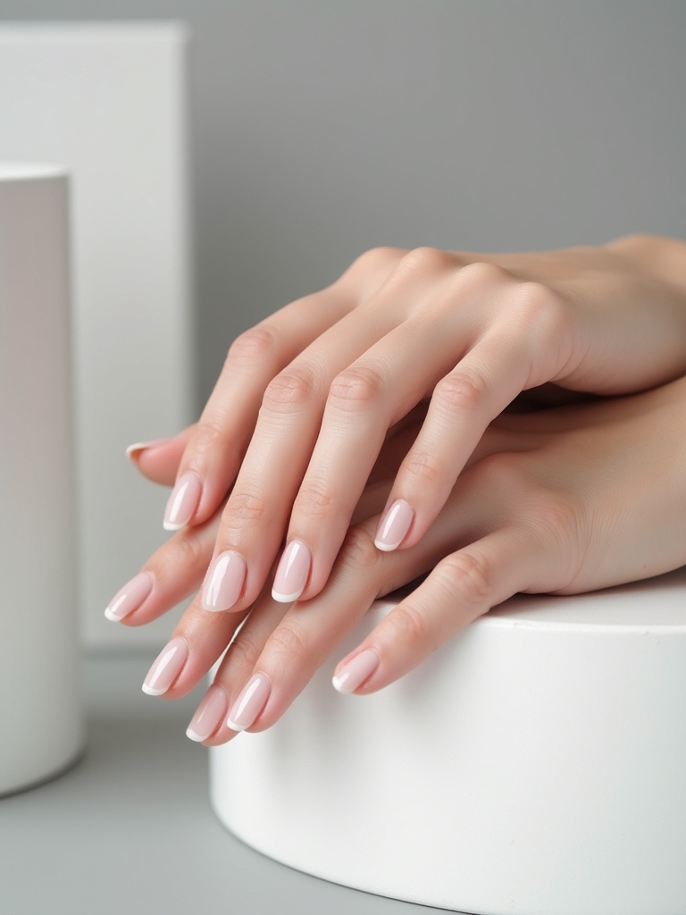 bold minimalist geometric nails