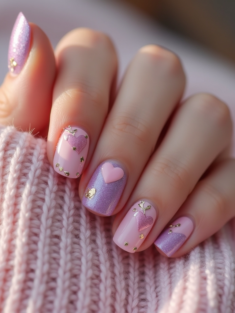 charming cupid nail designs