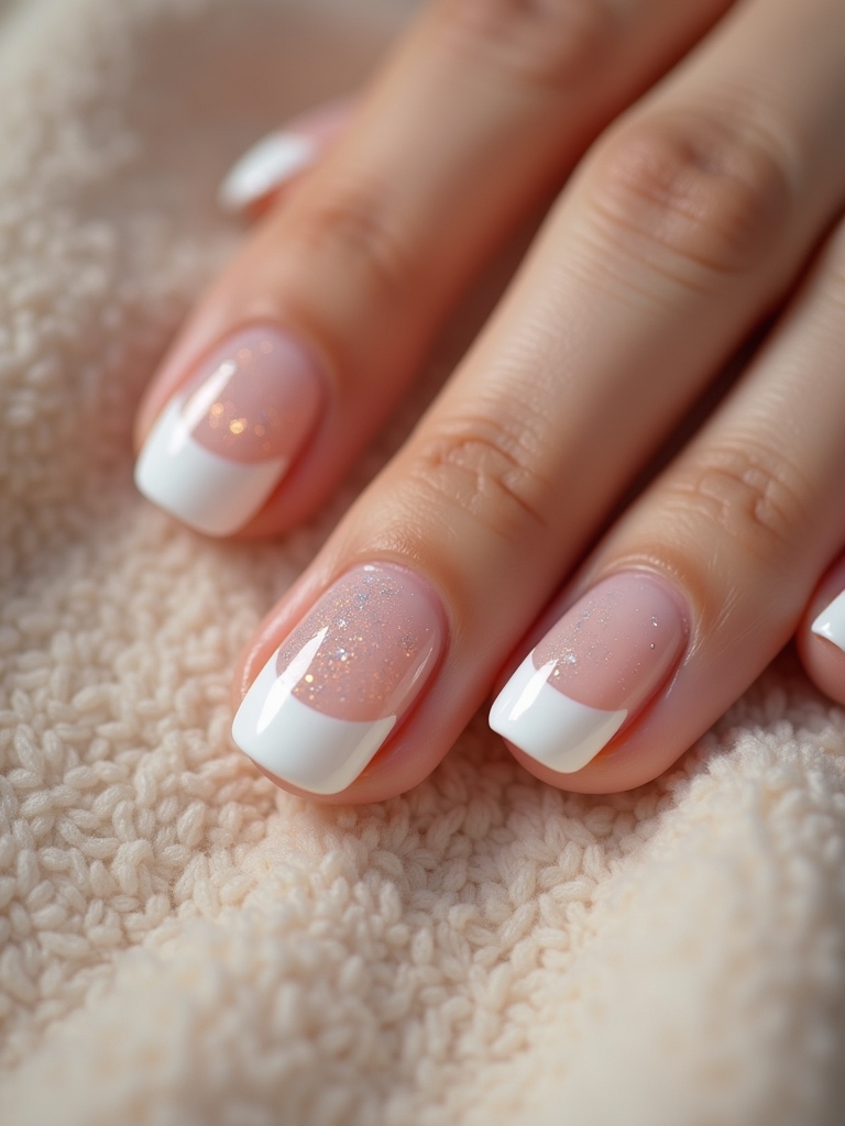 chic elegant french tips