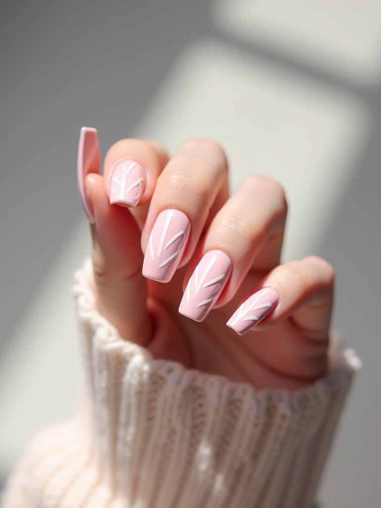 chic minimalist nail art
