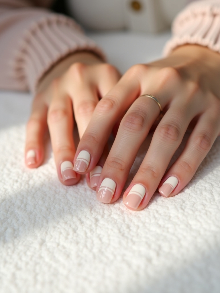 chic striped nail designs