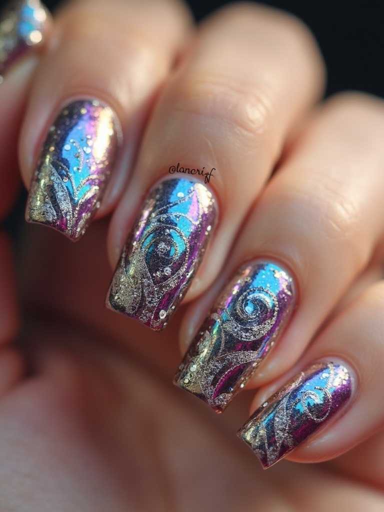 chrome and foil combination