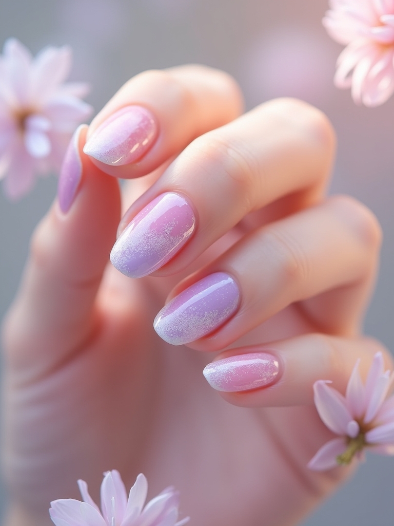 creative brush stroke nails