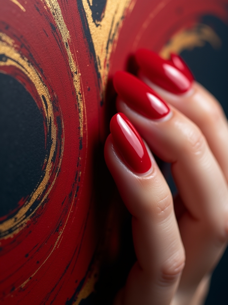 creative cherry red art