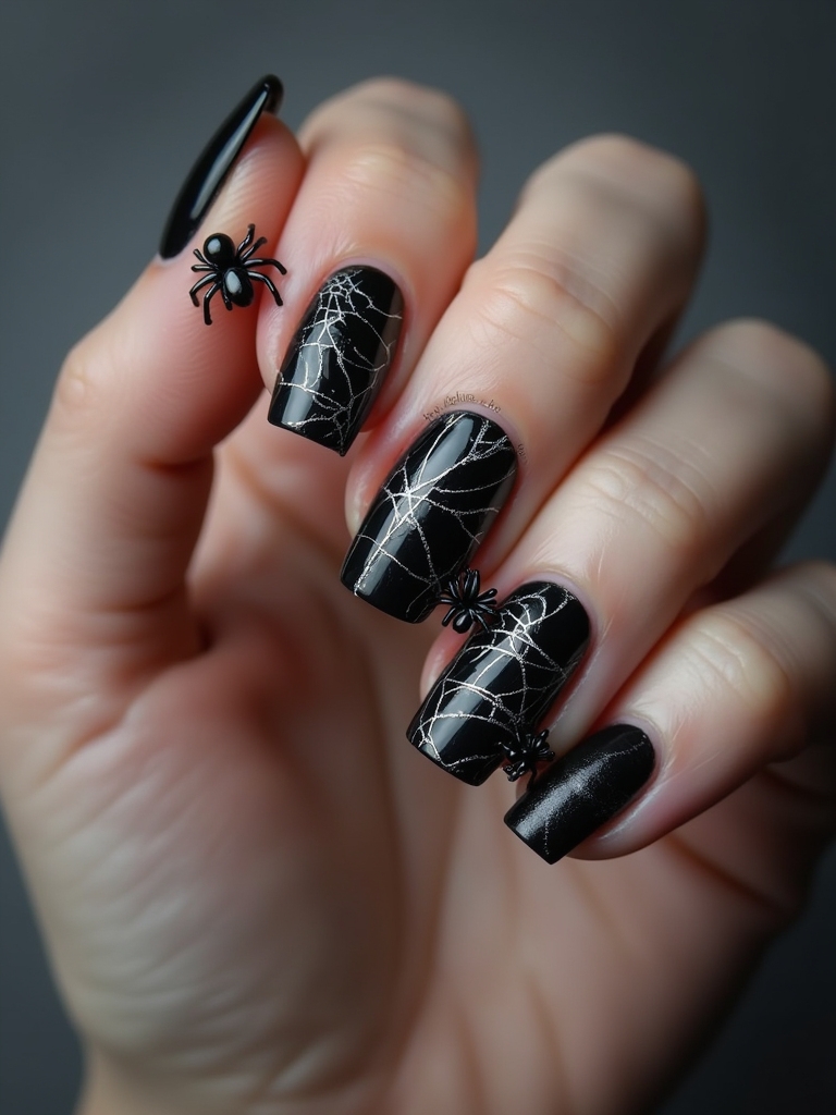 creepy crawly spider nails