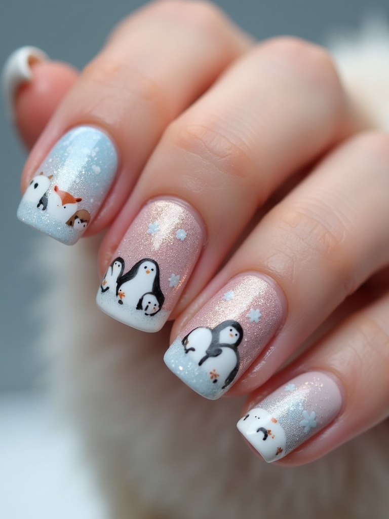 cute animal nail designs