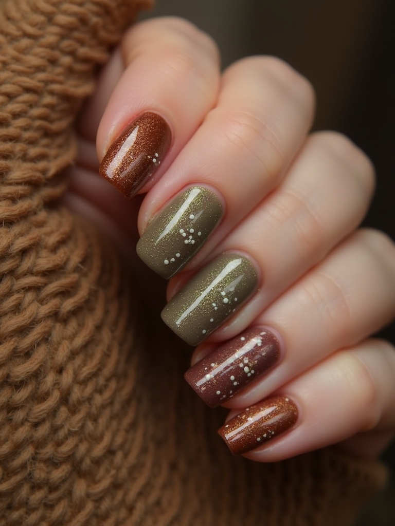 earthy neutrals with dots