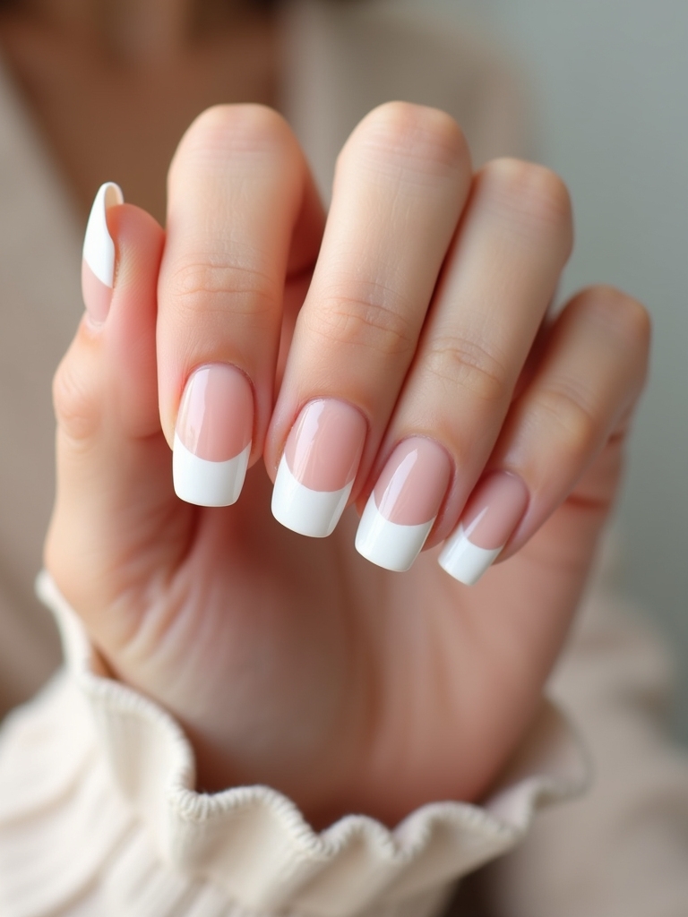 elegant ombre french nails