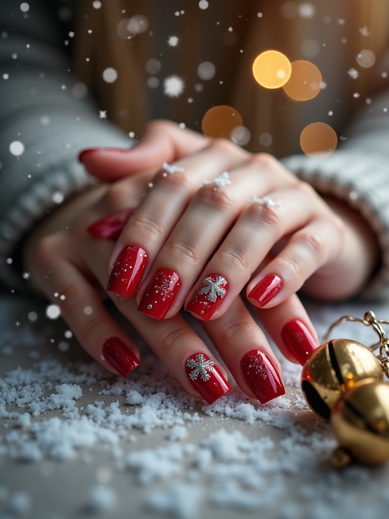 festive winter nail designs
