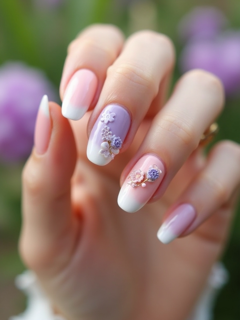 floral nail art designs