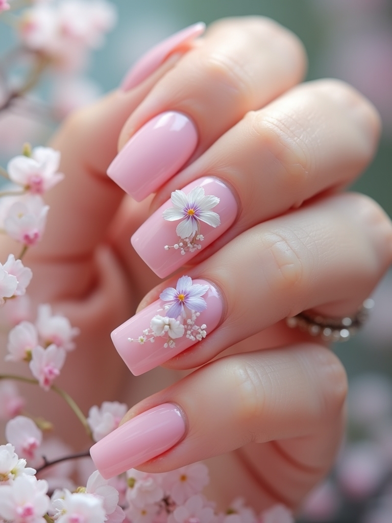 floral nail art designs