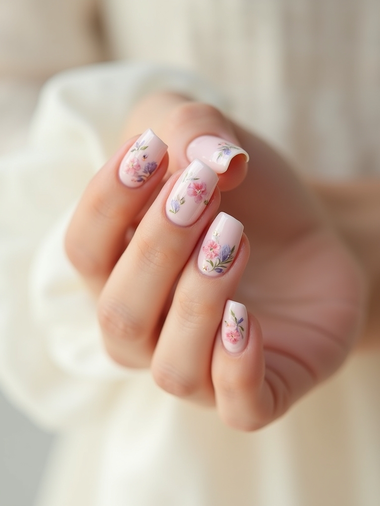 floral nail design inspiration